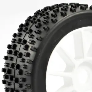 Fastrax 1/8 Premounted Buggy Tyres 'Maths /10 Spoke"