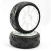 Fastrax 1/8th Premounted Slick Tyres 'Hawk/Split Spoke' - Image 2