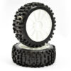 Fastrax 1/8 Premounted Buggy Tyres 'Rock-Block/12 Spoke' - Image 2
