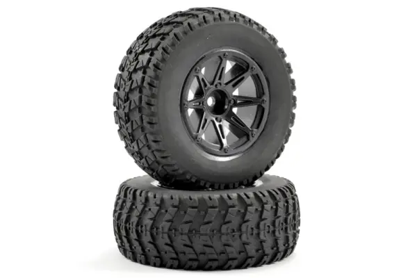 Fastrax 1:10 Sc Wave Mounted 8-Spoke Wheels (12mm)