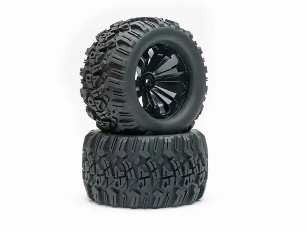 Fastrax 1/10 Mimic Truck Tyre Mounted Split-Spoke (12mm Hex)