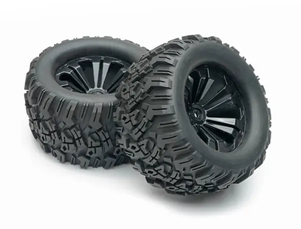 Fastrax 1/10 Mimic Truck Tyre Mounted Split-Spoke (12mm Hex)