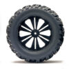 Fastrax 1/10 Mimic Truck Tyre Mounted Split-Spoke (12mm Hex) - Image 4