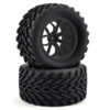 Fastrax 1/10 Mega-v Truck Tyre Mounted on 12-Spoke (12mm Hex) - Image 2