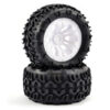 Fastrax 1/10 Klaxon Truck Tyre Mounted on 12-Spoke (12mm Hex) - Image 3