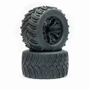 Fastrax 1/10 T-Bone Truck Tyre Mounted Split-Spoke (12mm Hex)