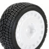 Fastrax 1/10th Rally Angle Tyre/Wheel Set White (4) - Image 5