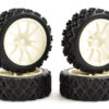 Fastrax 1/10 Street/Rally Tyre 10sp White Wheel - Image 2