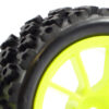 Fastrax 1/10 Street/Rally Tyre 10sp Neon Yellow Wheel - Image 3