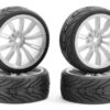 Fastrax 1/10 Street/Tread Tyre 20sp White Wheel - Image 2