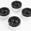 Fastrax Aluminium Beadlock Sixo 1.9" Wheels - Black (4pc) - Image 3