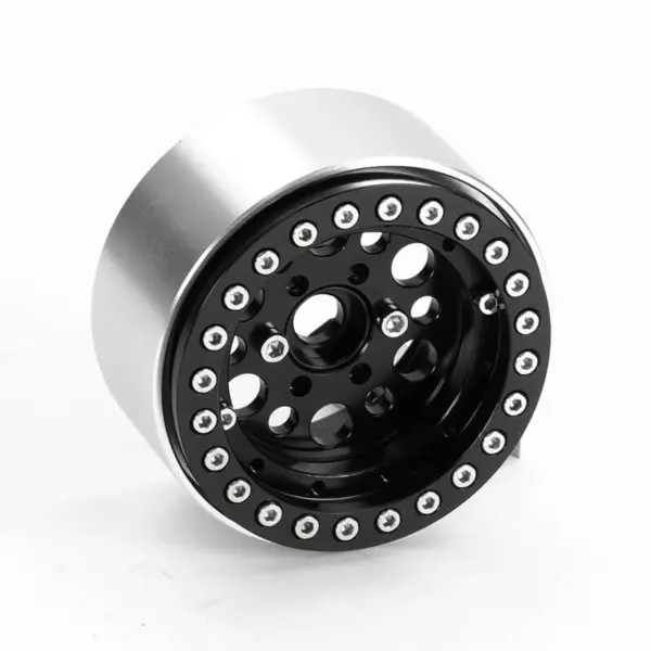 Fastrax Aluminium Beadlock T12 1.9" Wheels - Black (4pc)