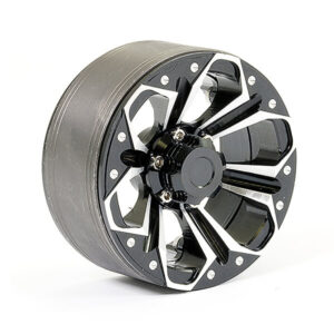 Fastrax Aluminum Beadlock Kylo 1.9" Wheels - Black (2pc)
