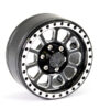 Fastrax Aluminum Beadlock Ten 1.9" Wheels - Black (4pc) - Image 2