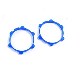 Fastrax 1/8th Rubber Tyre Bands Blue (2 Per Pack)