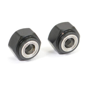 Fastrax Aluminium Front Wheel 12mm Hex Adaptors W/BRG (Pr)