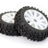Fastrax 1/8 Grator Mounted on 10-Spoke White (Pr) - Image 4