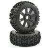 Fastrax 1/8 Maze Block Mounted on 8-Spoke Black (Pr) - Image 3