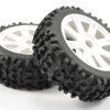 Fastrax 1/8 Maze Block Mounted on 8-Spoke White (Pr) - Image 2