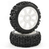 Fastrax 1/8 Maze Block Mounted on 8-Spoke White (Pr) - Image 3