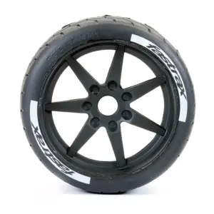 Fastrax Supaforza Wide Rear 45° Tyres/Black 17mm Hex Wheels