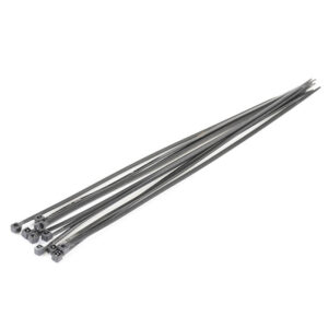 Fastrax Black 200mm X 2.5mm Nylon Cable Ties (10pcs)