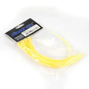 Fastrax 200mm X 2.5mm Yellow Nylon Cable Ties (50pcs)