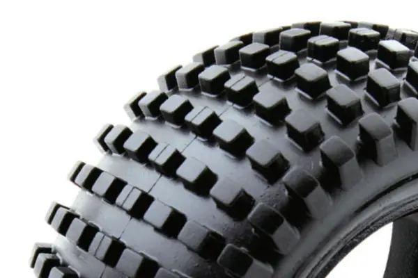 Fastrax 1/8 Truggy Rock MTD on 5-Spoke Black 0 Offset(pr)