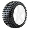 Fastrax 1/8 Truggy Rock MTD on 5-Spoke White 0 Offset(pr) - Image 2