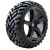 Fastrax 1/8 Truggy Arrow MTD on 5-Spoke Black 0 Offset(pr) - Image 2