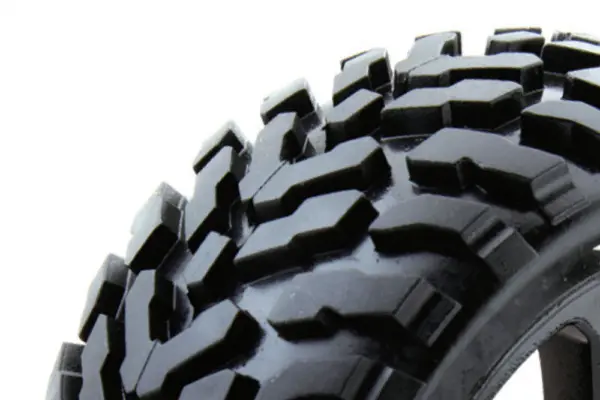 Fastrax 1/8 Truggy Arrow MTD on 5-Spoke Black 0 Offset(pr)