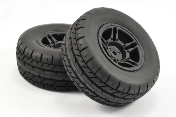Fastrax 1:10 Sc Eagle Mounted 5-Spoke Black (Slash Rr/Blitz)
