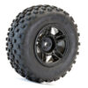 Fastrax 1:10 Sc Rock Block MTD 5-Spoke Black (Slash Rr/Blitz) - Image 2