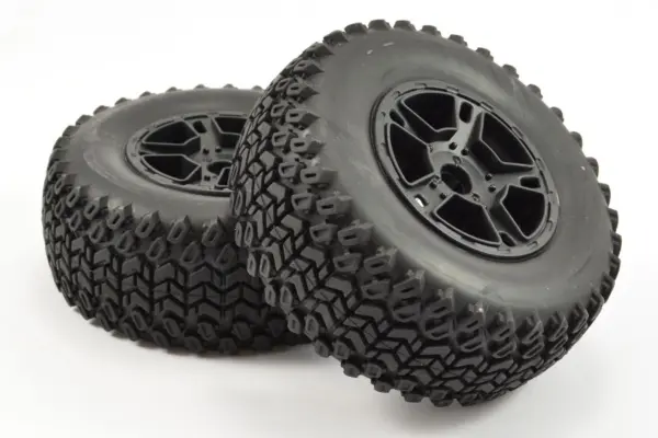 Fastrax 1:10 Sc Zigzag Mounted 5-Spoke Black (Slash Fr) (Pr) – view 2