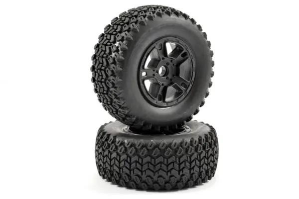 Fastrax 1:10 Sc Zigzag Mounted 5-Spoke Black (Slash Fr) (Pr) – view 4
