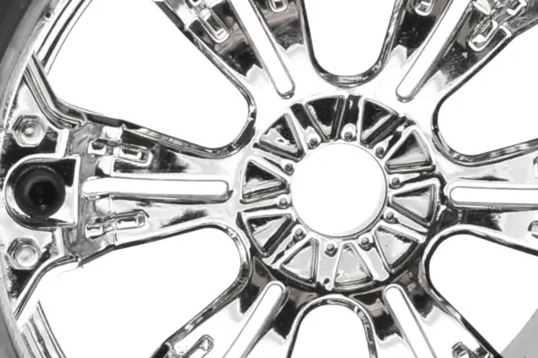 Fastrax 1/8 Mt Stinger Mounted 6-Spoke Chrome 1/2"offset(pr)