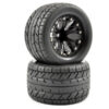 Fastrax 1:10 Mt Eagle Mounted 6-Spoke Black 1/2 Offset (Pr) - Image 3