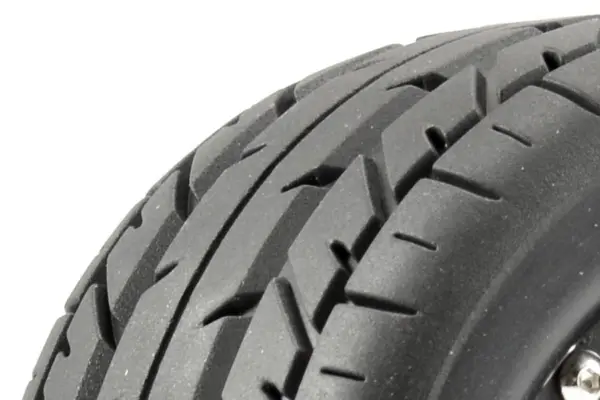 Fastrax 1:10 Mt Eagle Mounted 6-Spoke Black 1/2 Offset (Pr)