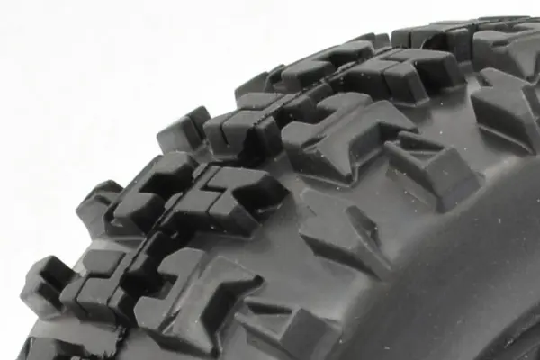 Fastrax 1:10 Mt Jigsaw Mounted 6-Spoke Black 1/2 Offset (Pr) – view 3
