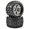 Fastrax 1:10 Mt Stinger Mount 6-Spoke Chrome 1/2 Offset (Pr) - Image 4
