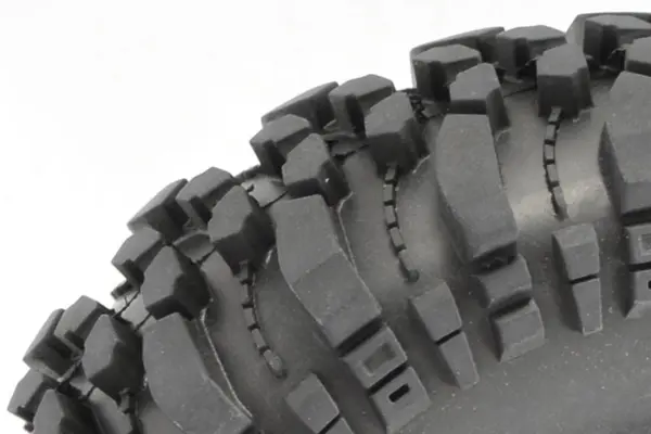 Fastrax 1:10 Crawler Rocko 1.9 Mounted Scale Wheel Black