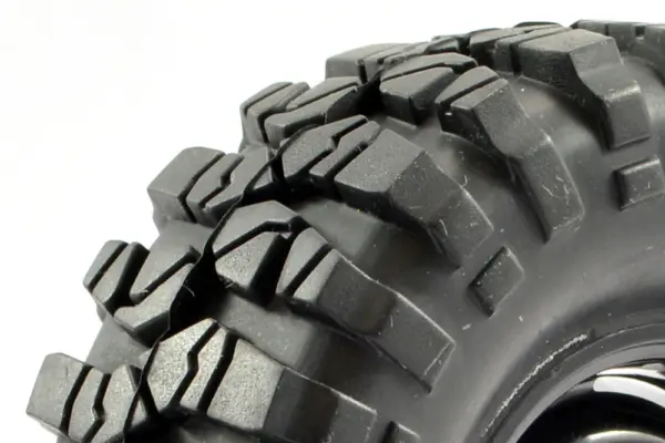 Fastrax 1:10 Crawler Sawblock 1.9 Scale Steel Wheel Ø108mm (Black)