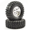 Fastrax 1:10 Crawler Sawblock 1.9 Scale Steel Wheel Ø108mm (Chrome) - Image 3
