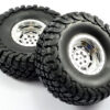 Fastrax 1:10 Crawler Granite 2.2 Scale Wheel Ø140mm Tyre (Chrome)(2) - Image 2