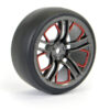 Fastrax 1/10 (4) Drift D1 Tyre W/3mm 10-Spoke Wheel- Graphite - Image 4
