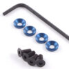 Fastrax M3 Engine Mounts w/f.h.screws Blue - Image 2