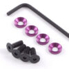 Fastrax M4 Engine Mounts w/f.h.screws Blue - Image 2