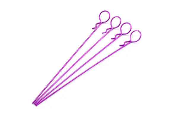 Fastrax Small Metallic Purple Long Body Pin 1/10th