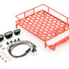 Fastrax Red Aluminium Luggage Rack W/Led Lamps L165mm X W112mm - Image 2