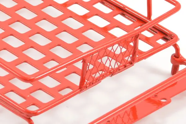 Fastrax Red Aluminium Luggage Rack W/Led Lamps L165mm X W112mm